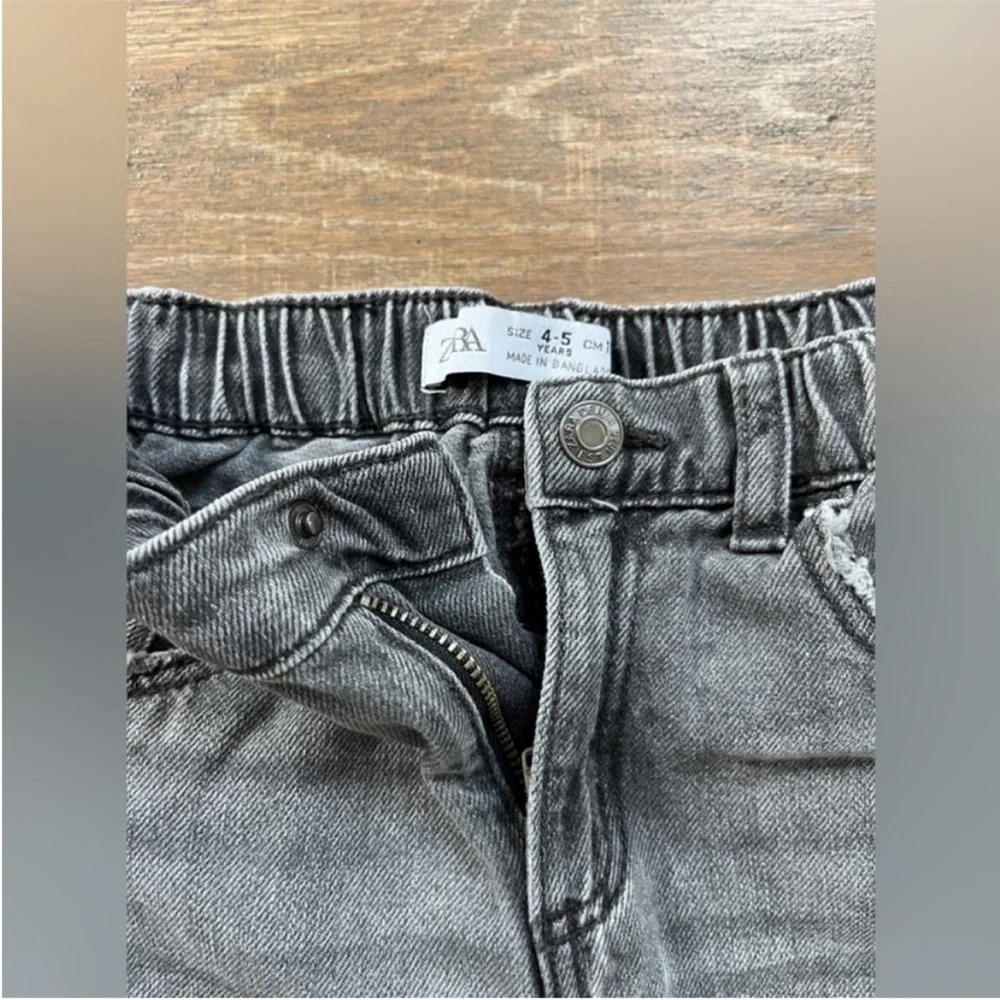 Zara kids, Gray, Low Fit Jeans, 4-5 years
